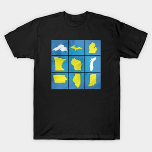 Wisconsin • Midwest is Best T-Shirt